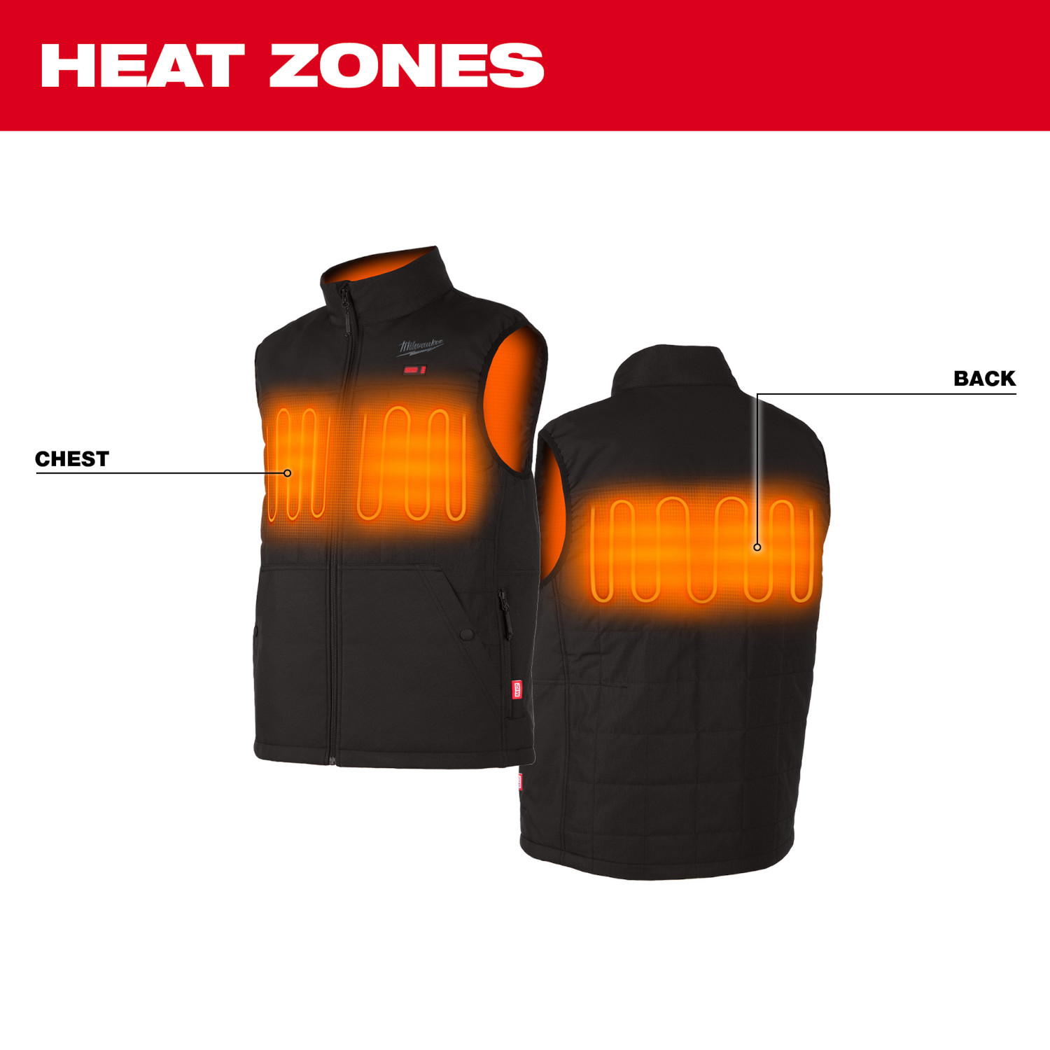 Milwaukee M12 AXIS Heated Vest from GME Supply